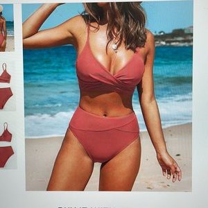 NWT Cupshe High Waisted Bikini XXL